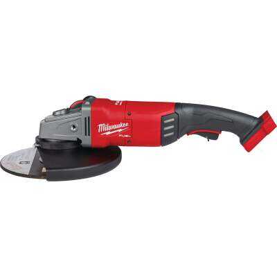 Milwaukee M18 FUEL 18 Volt Lithium-Ion 7 In. - 9 In. Large Brushless Cordless Angle Grinder (Tool Only)